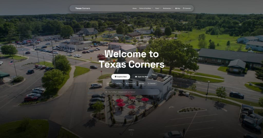 Texas Corners — Government / Community project by Element Web Company